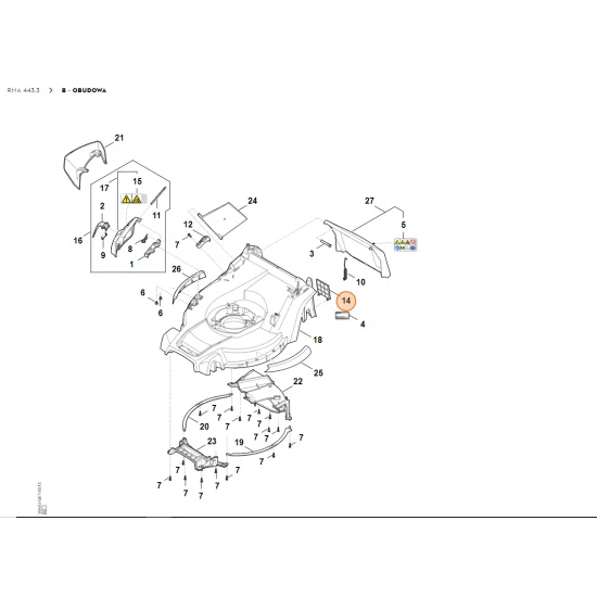 STIHL Osłona WA41 706 0700